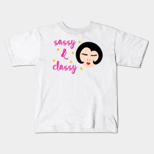 Sassy And Classy Kids T-Shirt